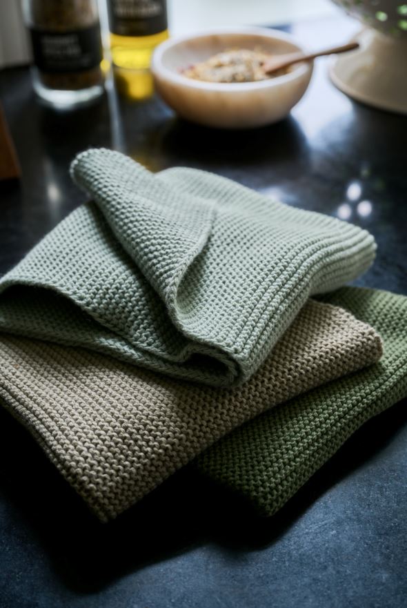 Pyyhe 3 kpl vihreä - 3