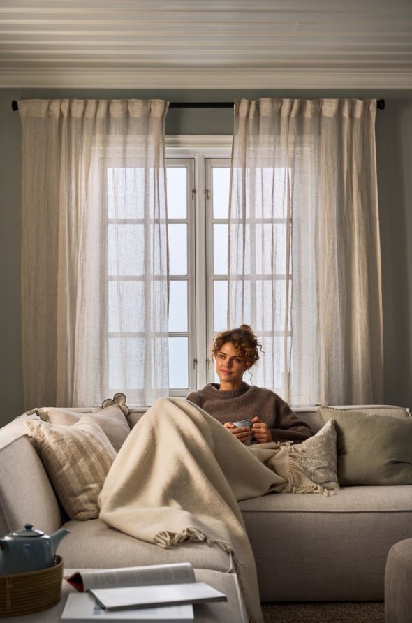 Koristetyynynpäällinen luonnonväri - 4