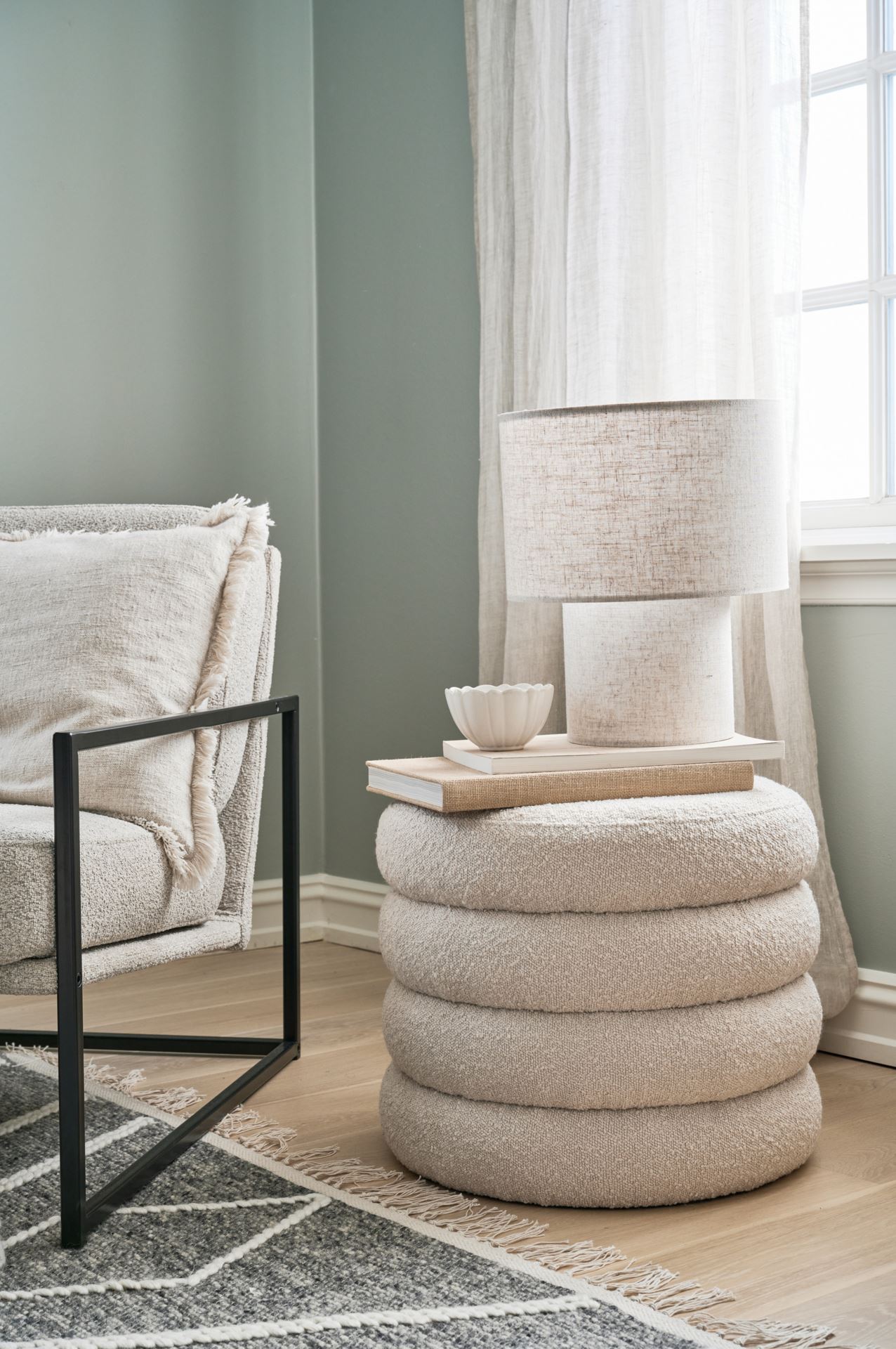 Pöytävalaisin beige - 2