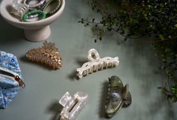 Hiusklipsi beige - 3