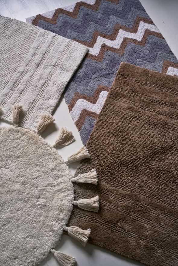 Kylpyhuoneenmatto moniväri/sininen - 2