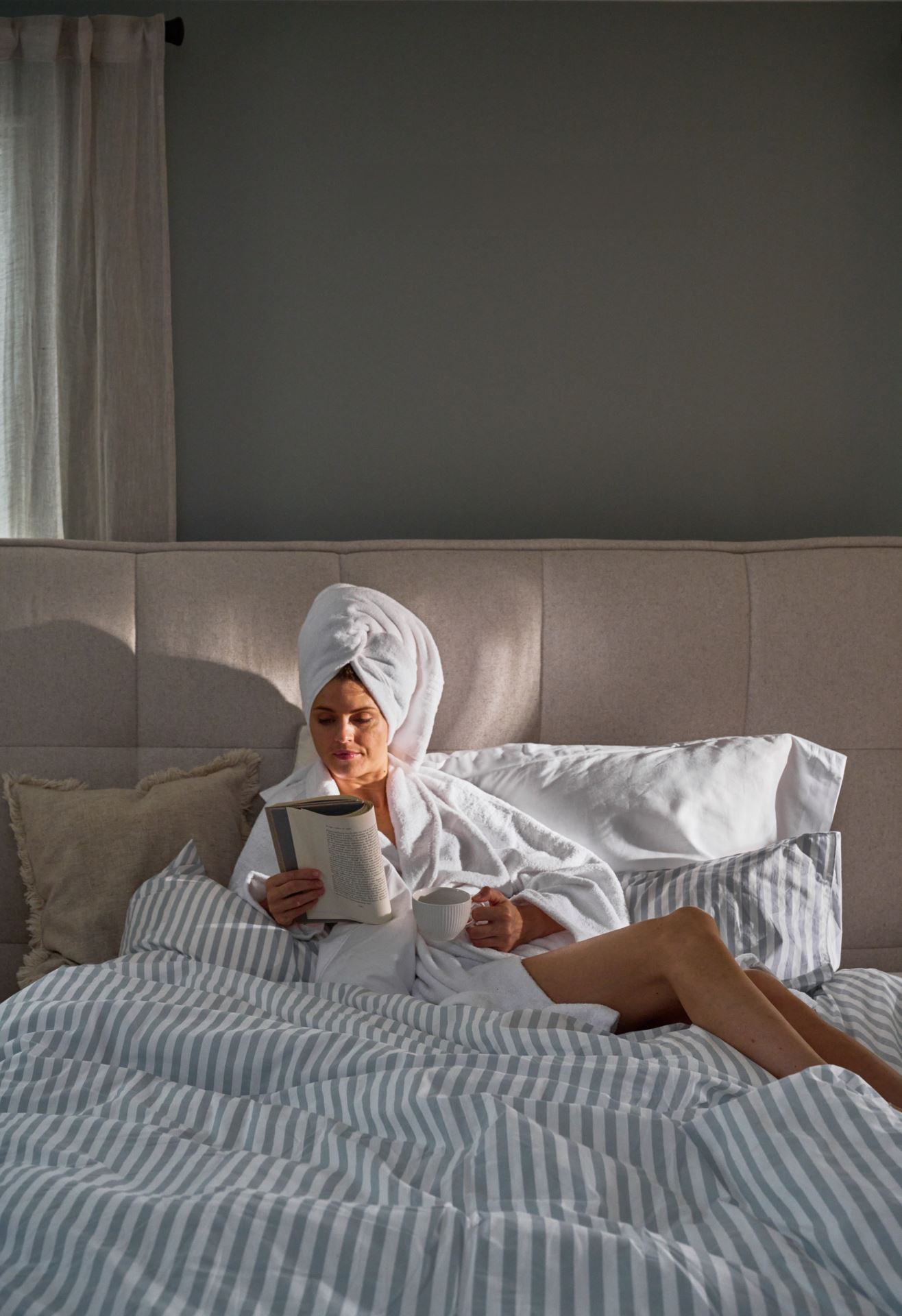 Pussilakanasetti puuvillaa sininen - 3