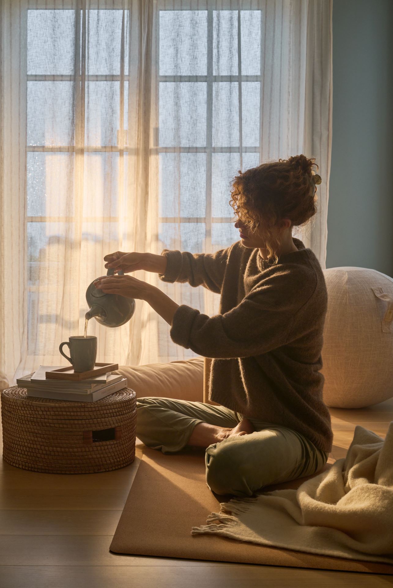 Joogamatto luonnonväri - 8