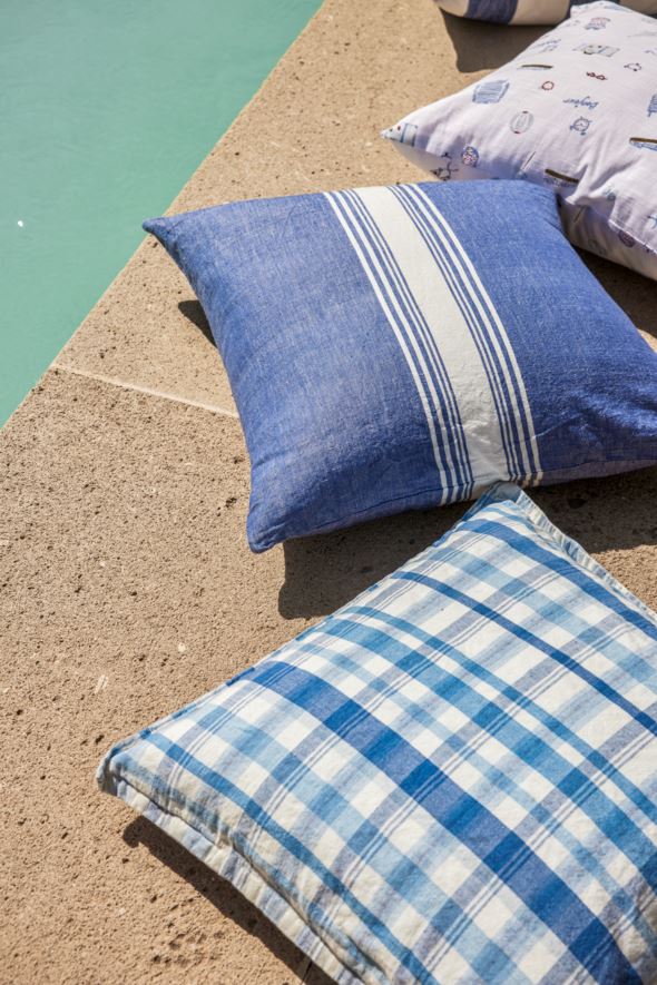 Koristetyynynpäällinen sininen - 3