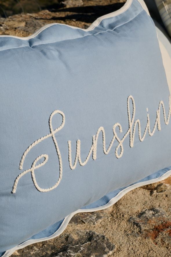 Koristetyyny vaaleansininen - 3