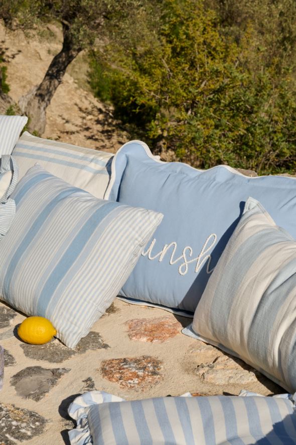 Koristetyyny vaaleansininen - 3