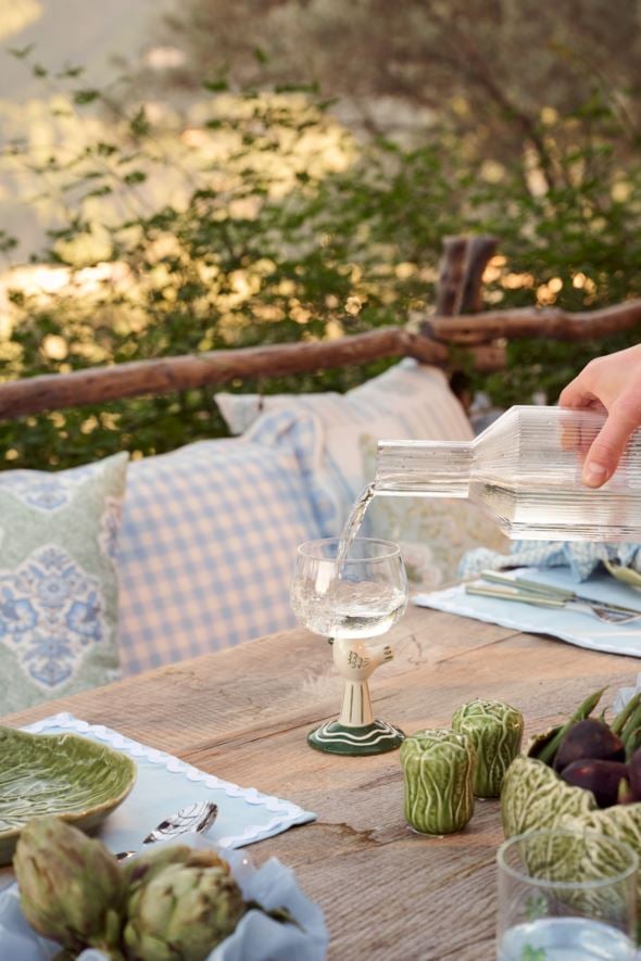 Koristetyyny vaaleansininen - 3