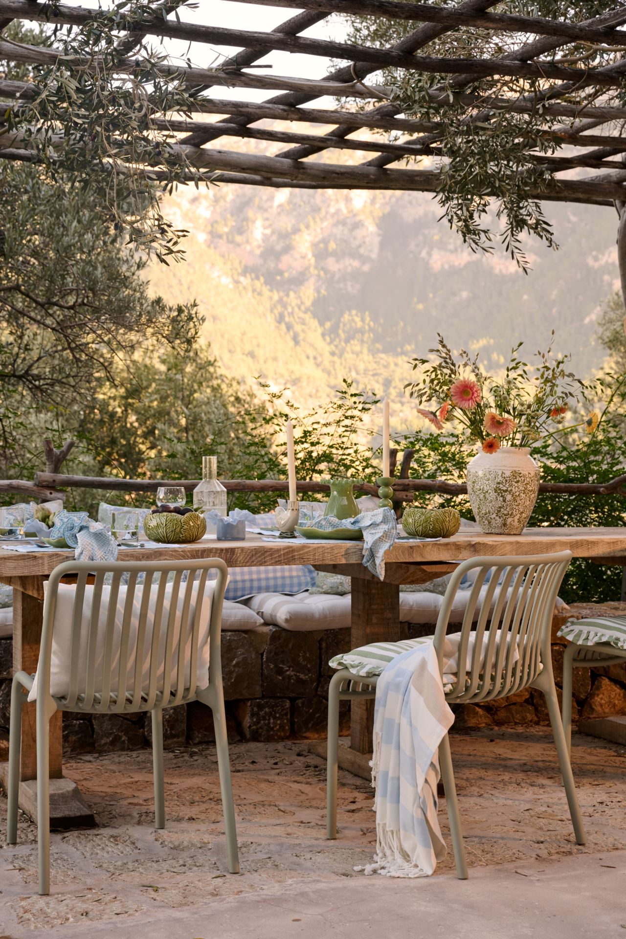 Puutarhatuoli harmaanvihreä - 2