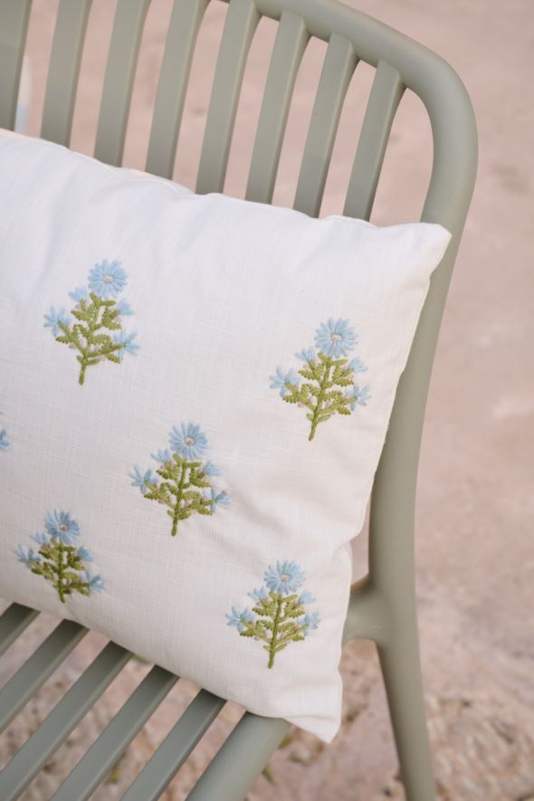 Koristetyyny moniväri/sininen - 2