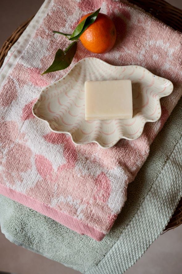 Käsipyyhe moniväri/roosa - 2