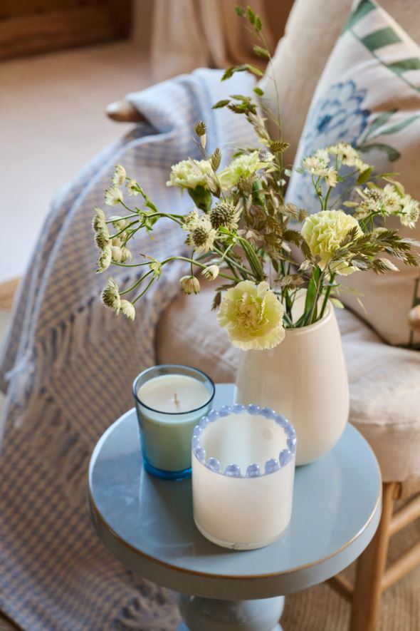 Kynttilälyhty moniväri/sininen - 2