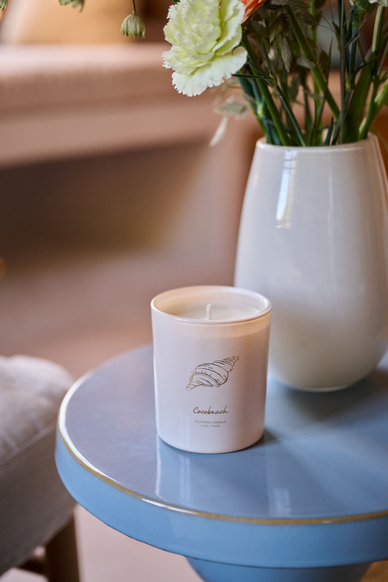 Tuoksukynttilä moniväri/beige - 2