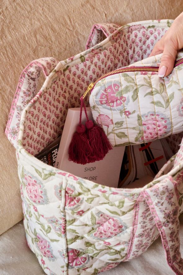 Toilettilaukku moniväri/roosa - 3