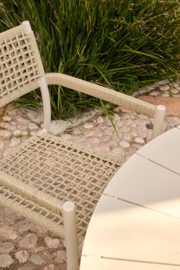 Puutarhatuoli beige - 8