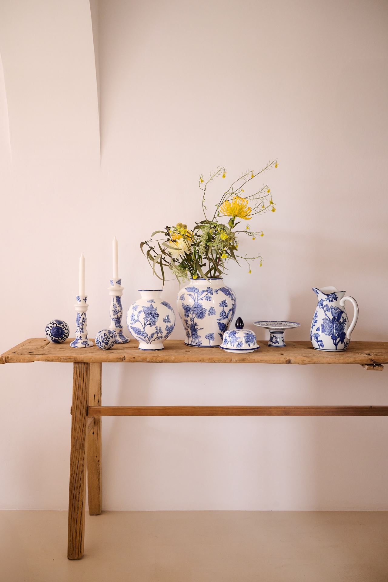 Jalallinen astia moniväri/sininen - 3