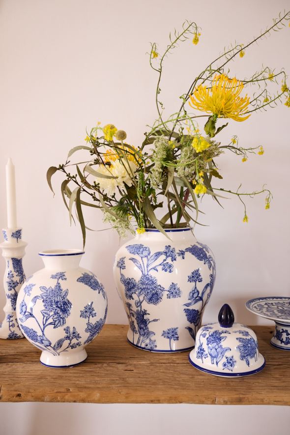 Maljakko moniväri/sininen - 2