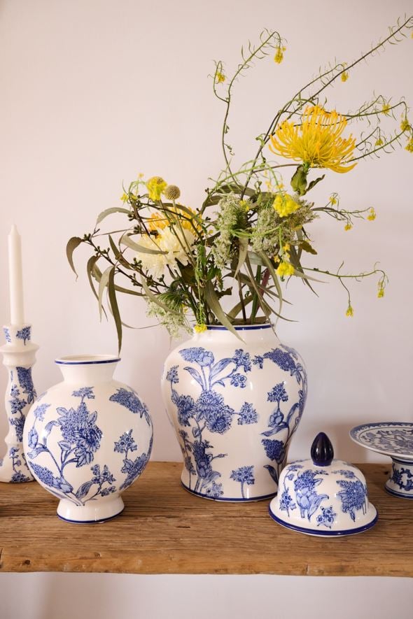 Maljakko moniväri/sininen - 2