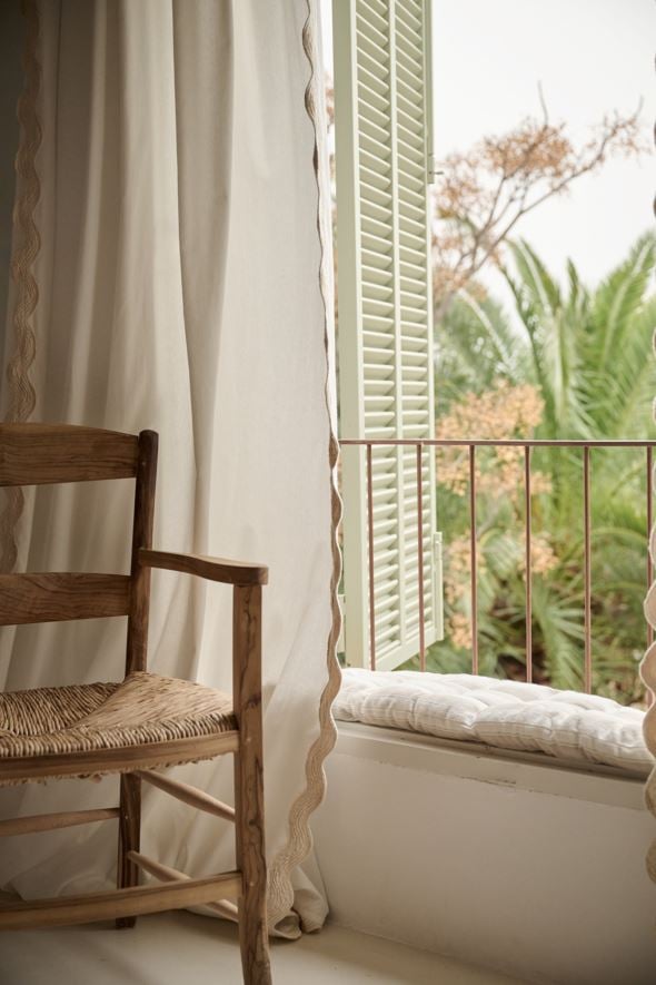 Verho luonnonvalkoinen - 9