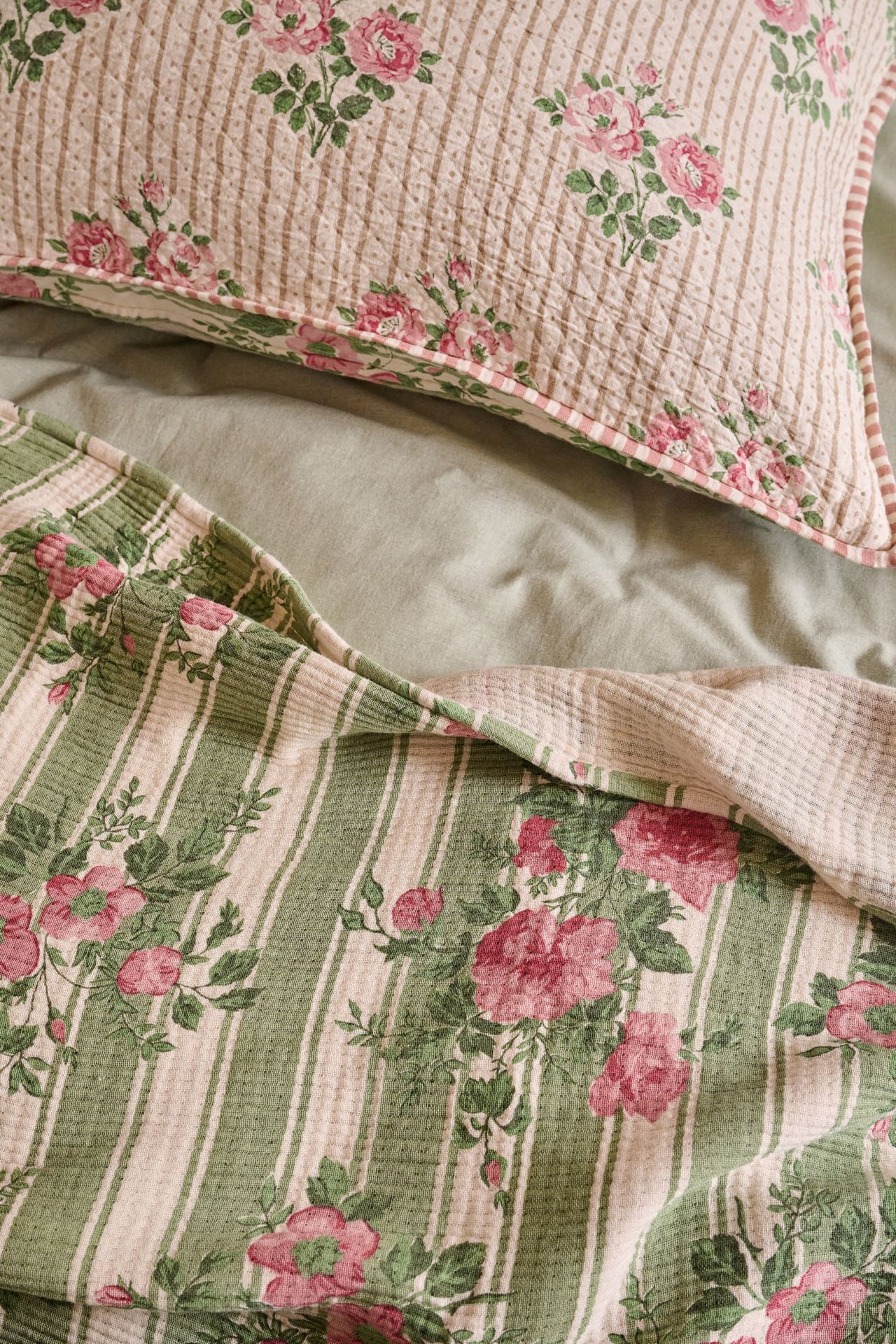 Hotellityynyliina moniväri/vihreä - 2