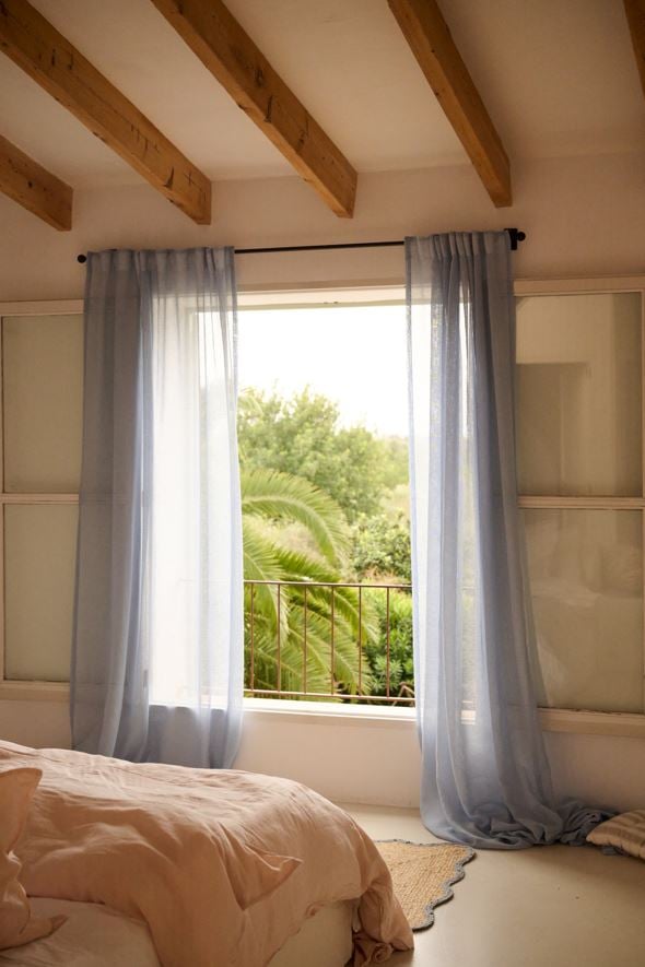 Verho vaaleansininen - 7