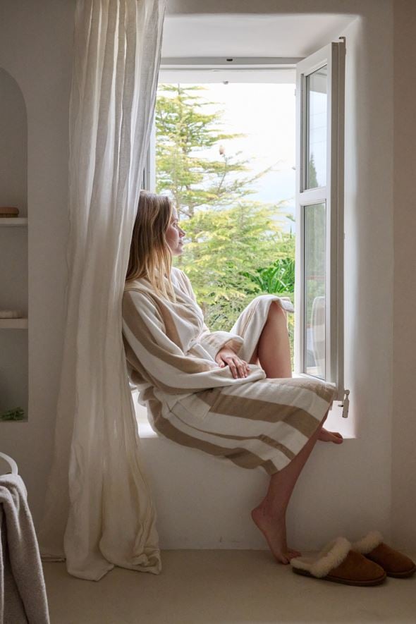 Kylpytakki beige - 4