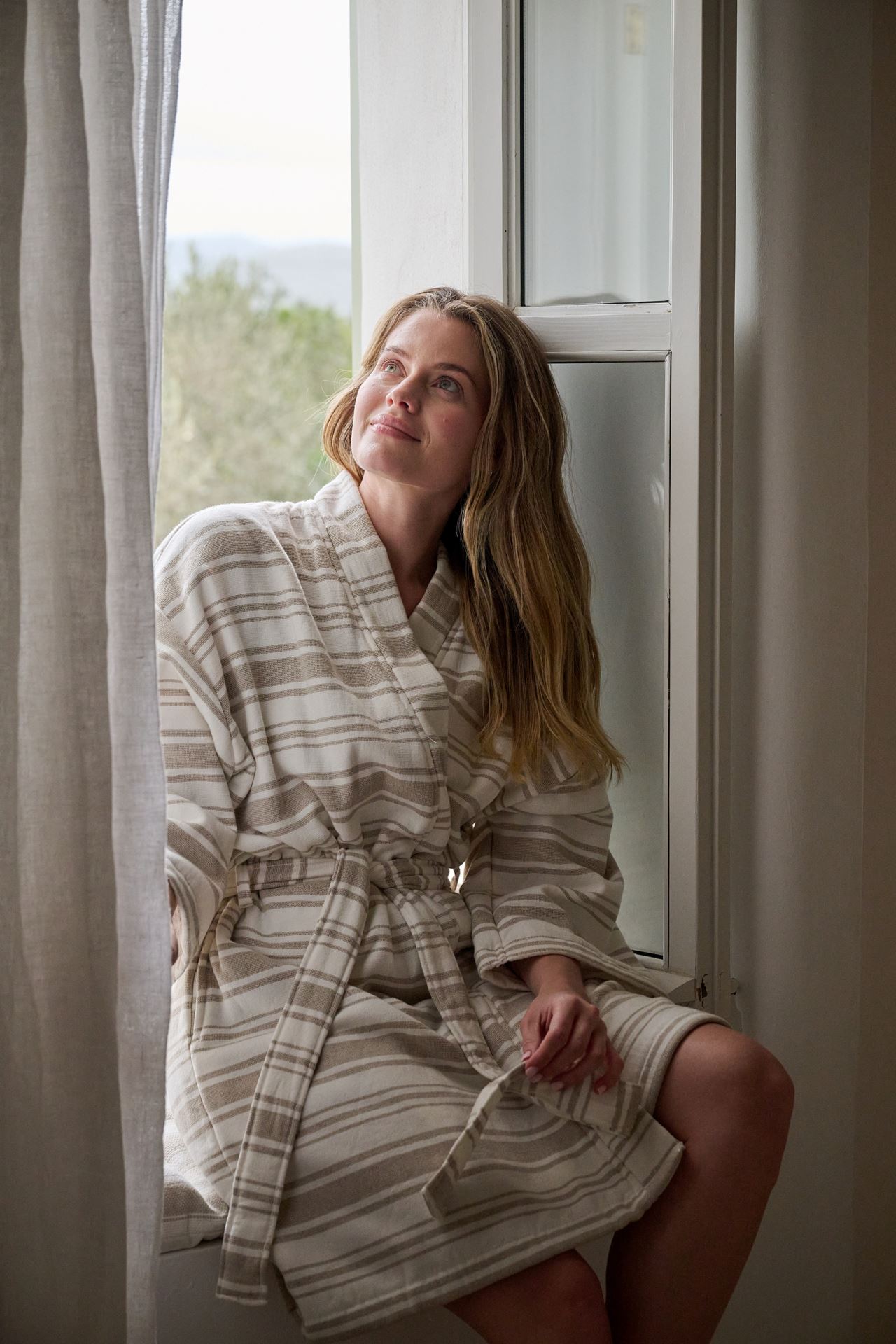 Kimono moniväri/beige - 4