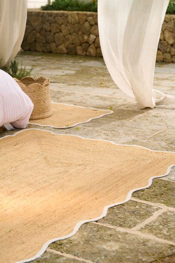 Juuttimatto luonnonvalkoinen - 2