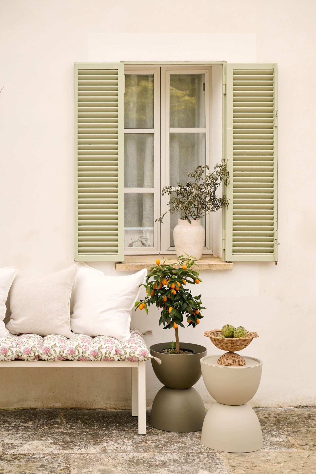 Puutarhapöytä harmaanruskea - 5