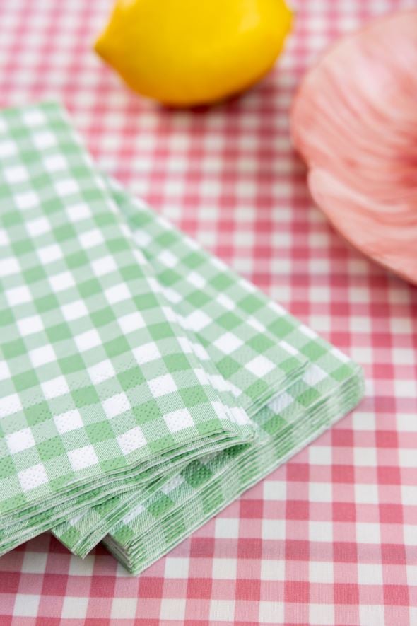 Servetit moniväri/vihreä - 2