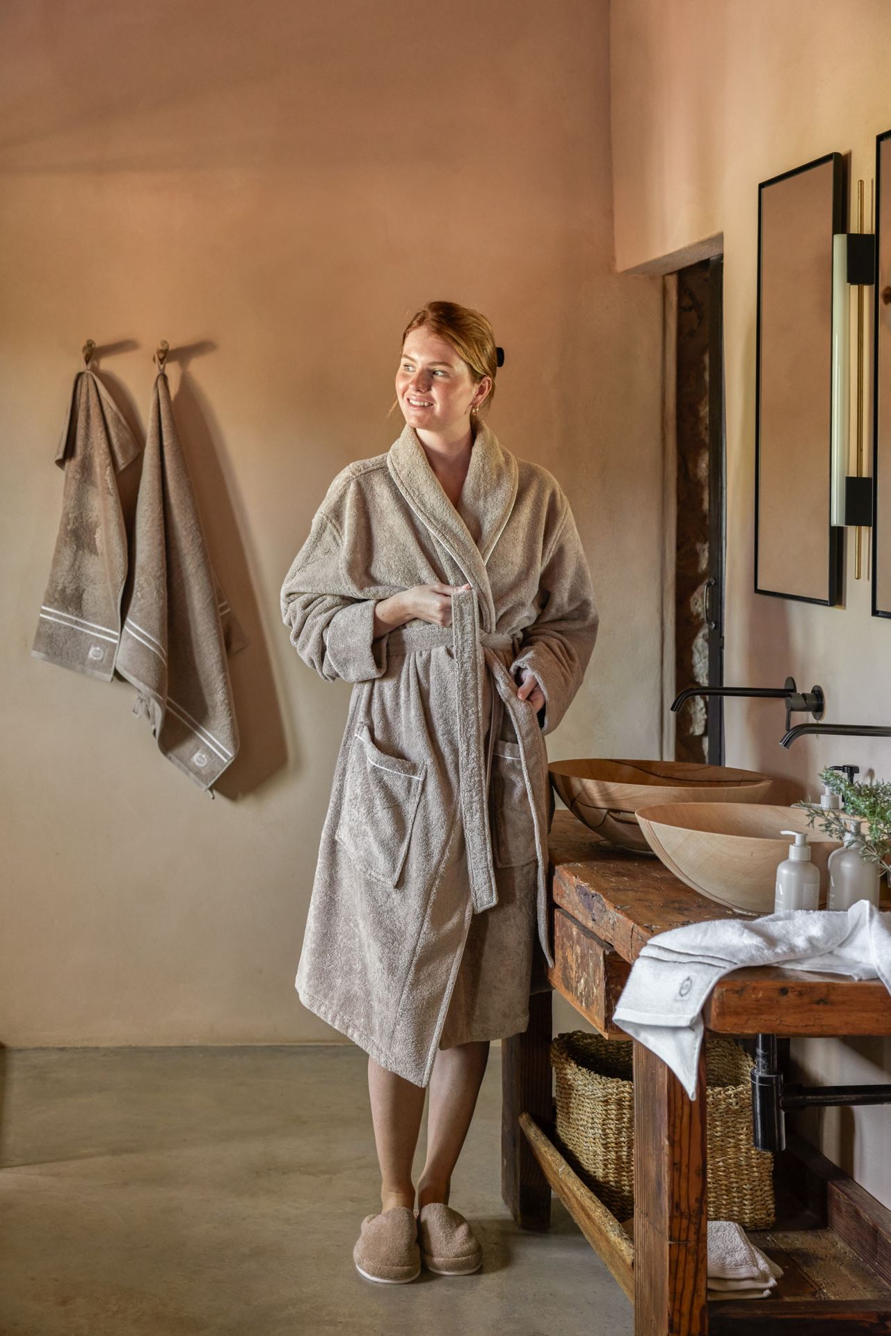 Kylpytakki beige - 8