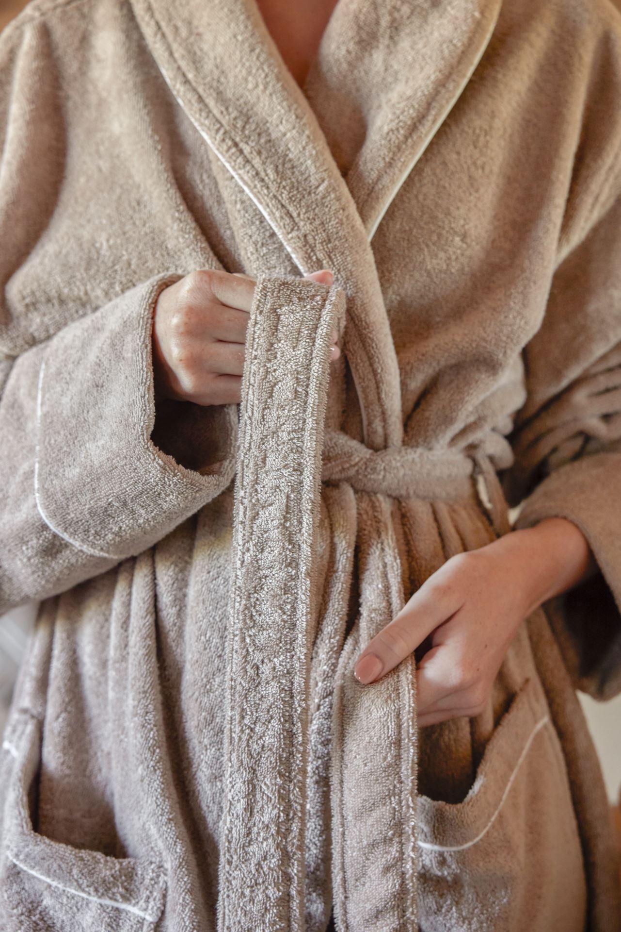 Kylpytakki beige - 2