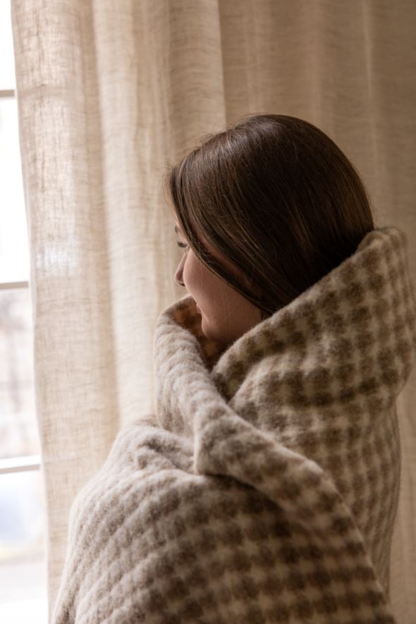 Villahuopa moniväri/beige - 2