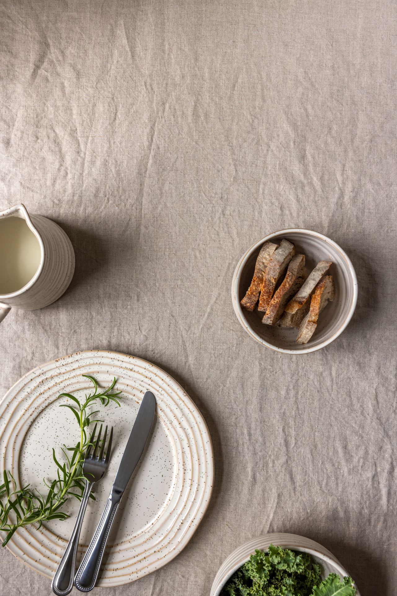 Ruokalautanen vaalean beige - 5