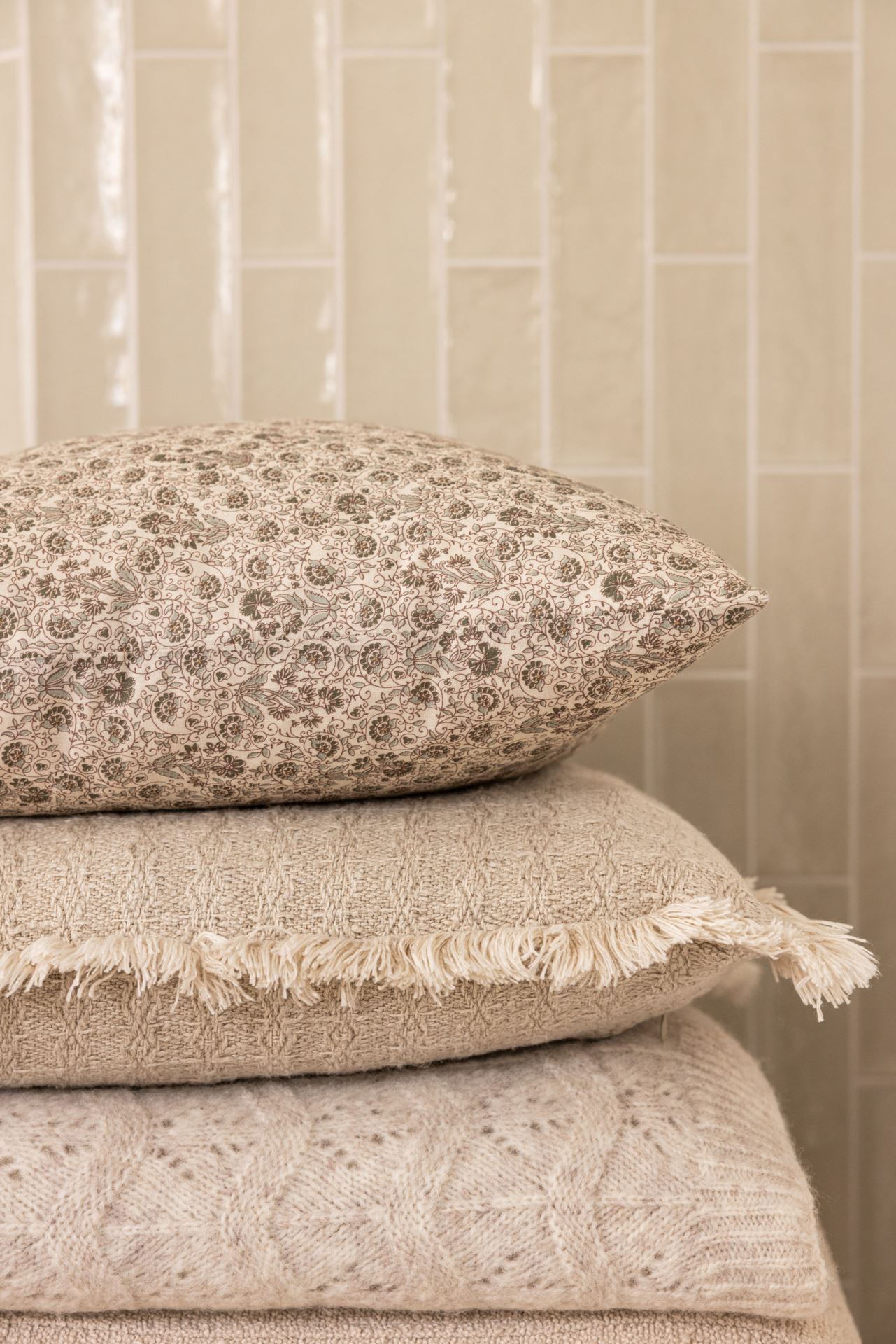 Koristetyynynpäällinen luonnonväri - 2