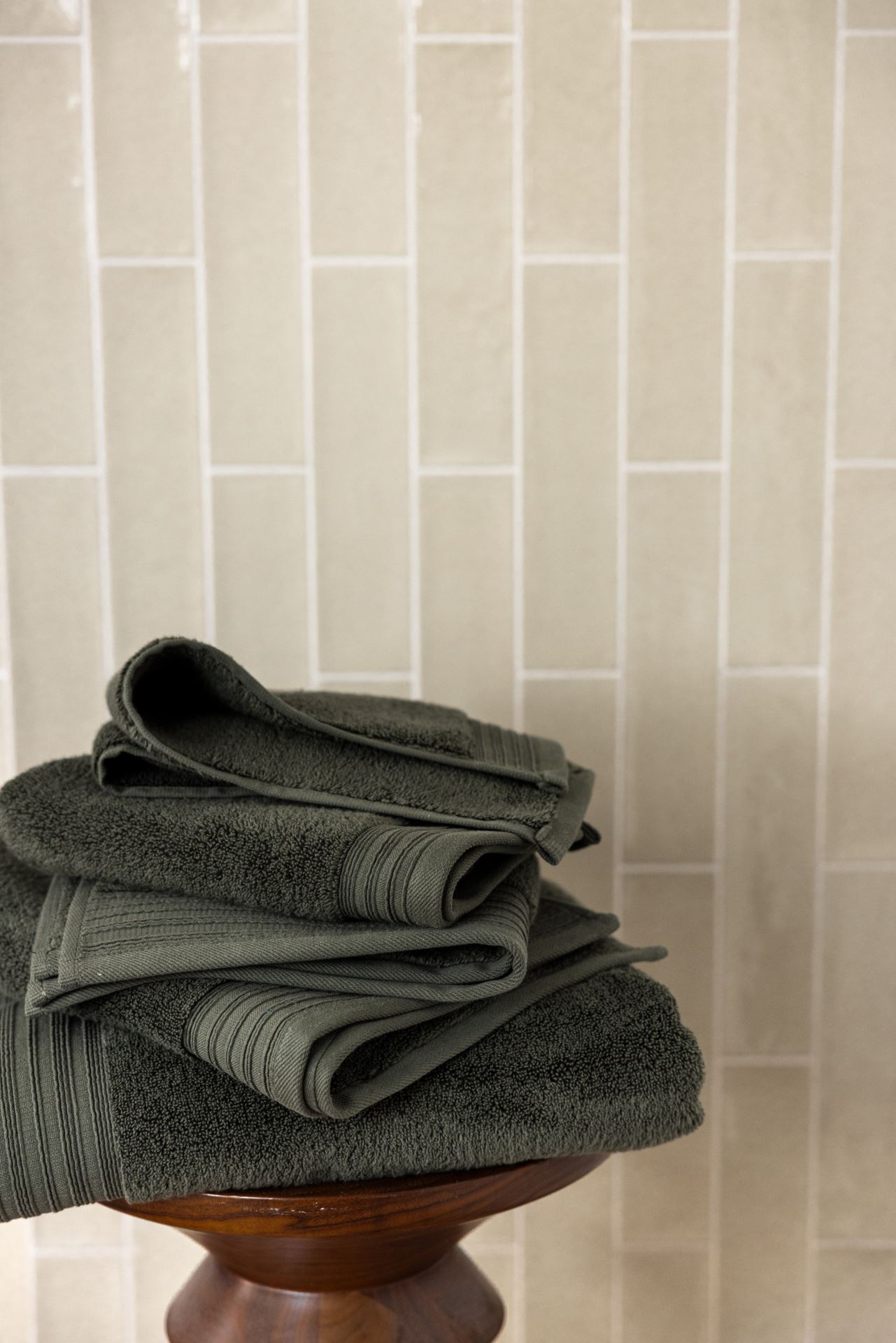 Pyyhe oliivinvihreä - 4