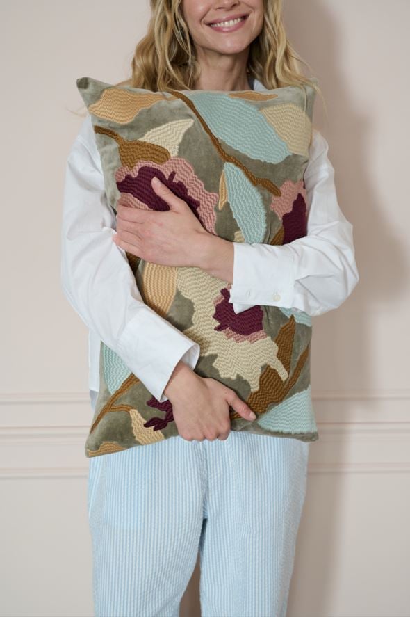 Koristetyynynpäällinen moniväri/vihreä - 3