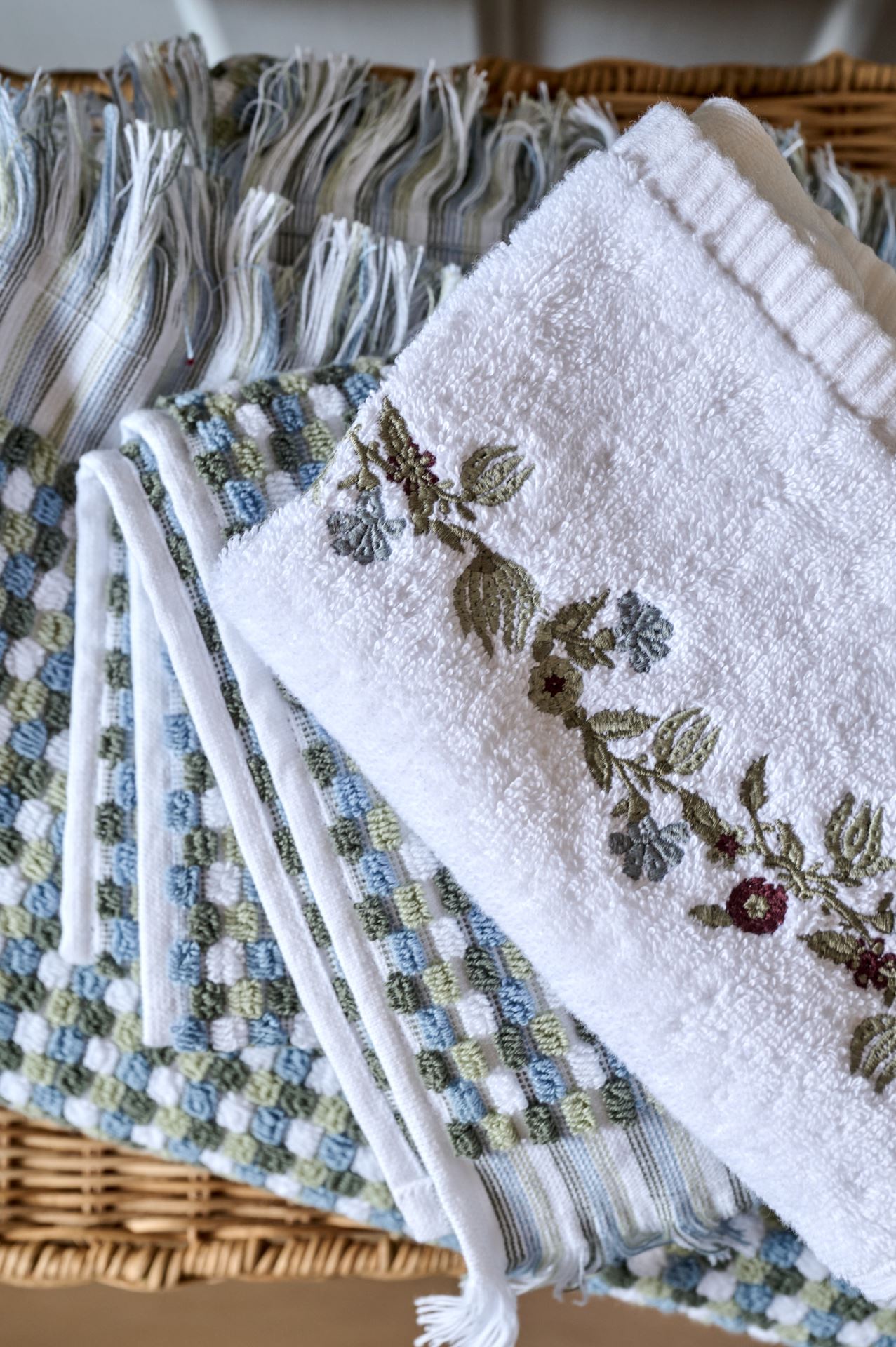 Pyyhe moniväri/vihreä - 3