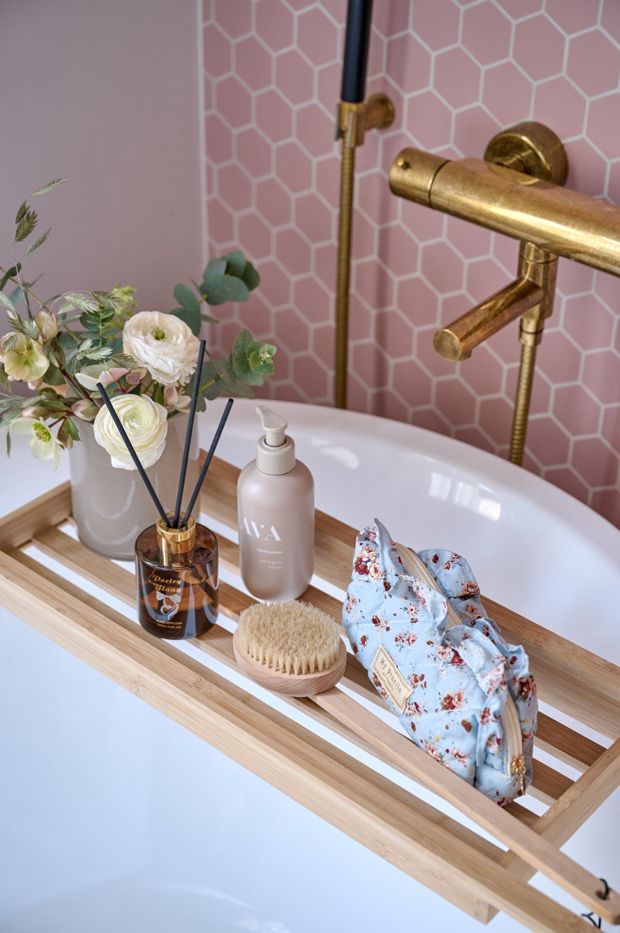 Huonetuoksu moniväri/ruskea - 3