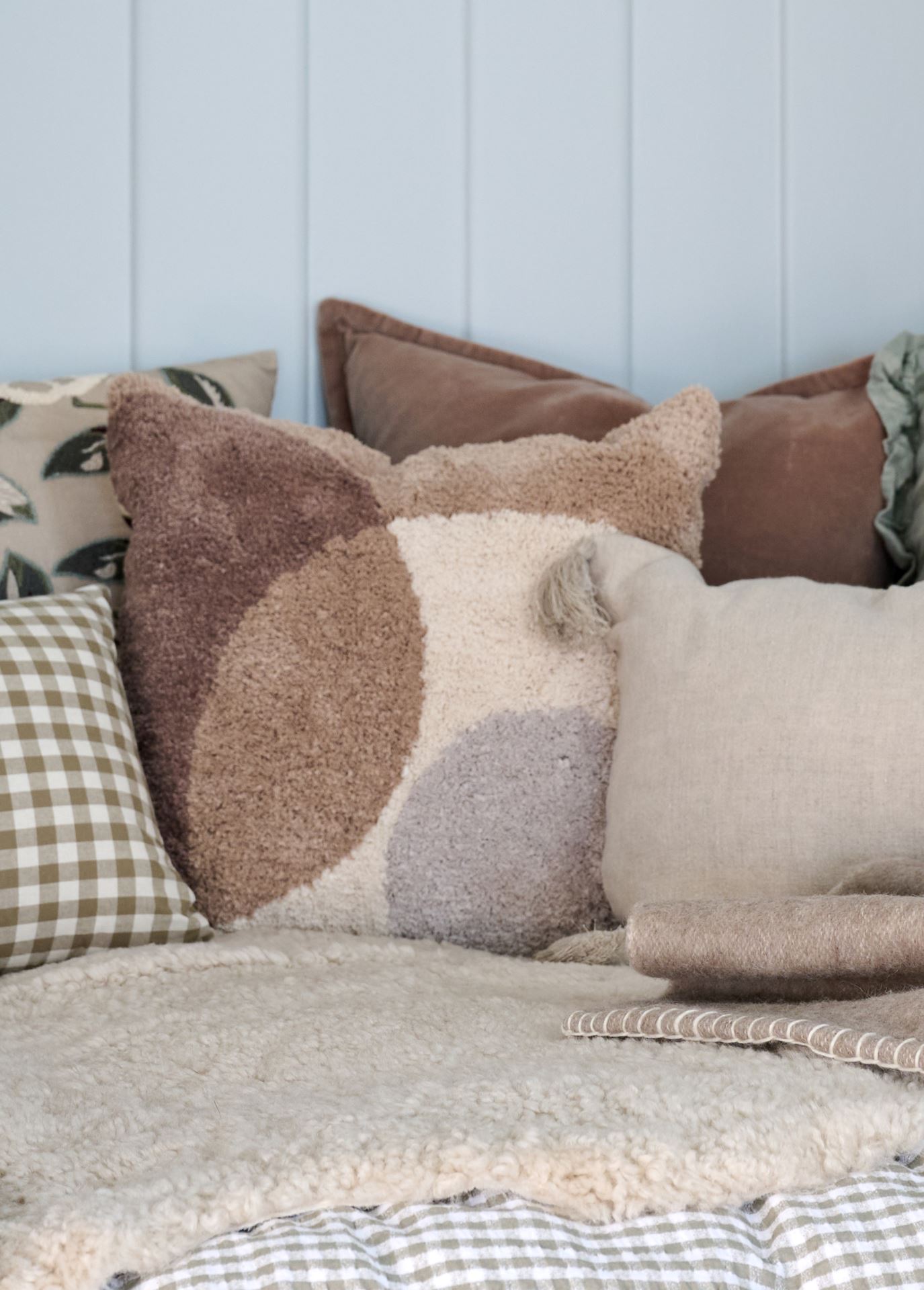 Koristetyynynpäällinen moniväri/beige - 2