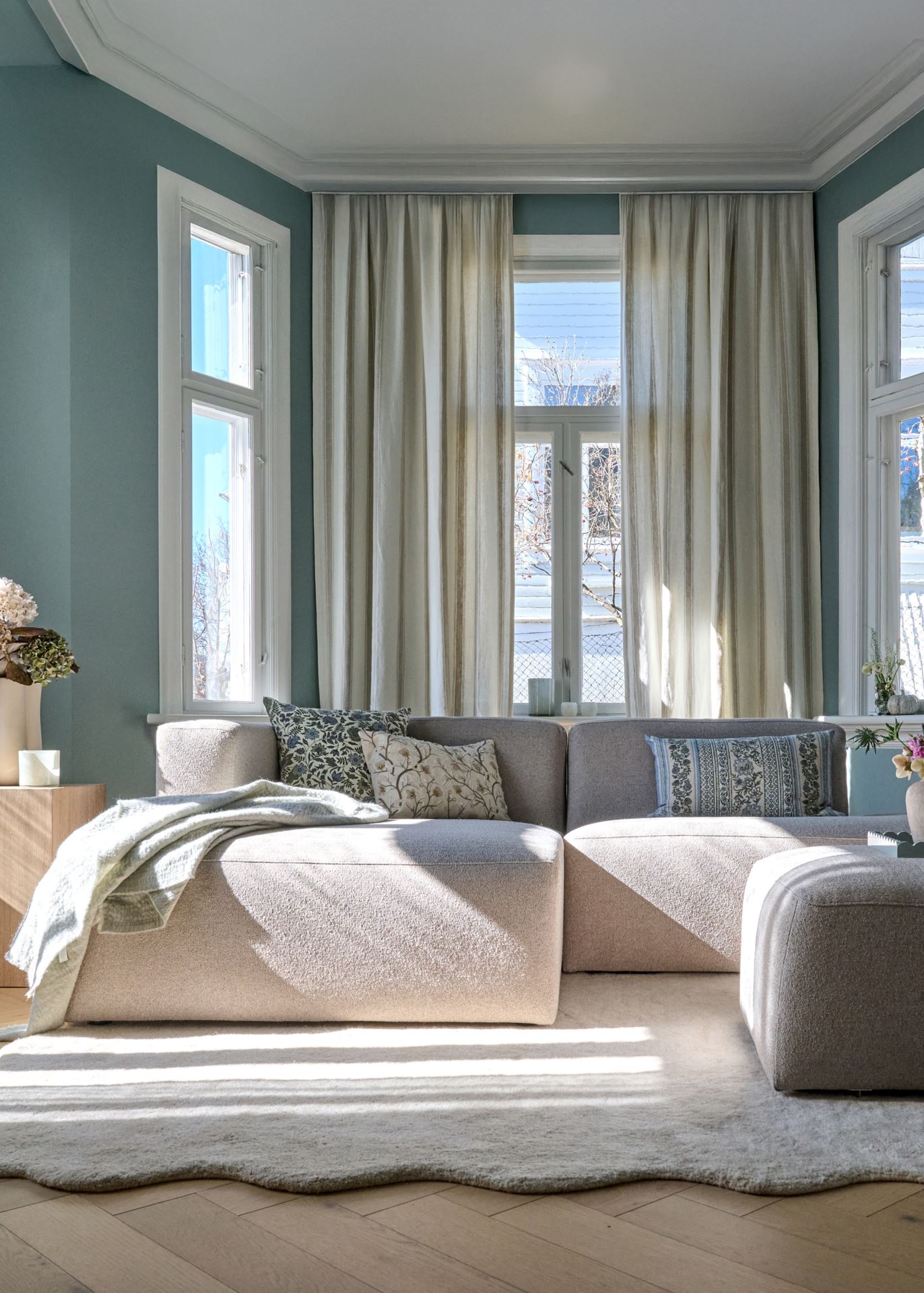 Moduulisohvaosa avoin pääty oikea beige - 4