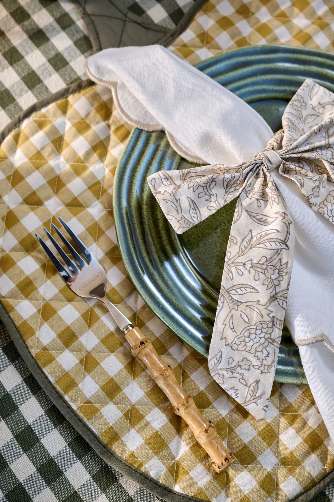 2 kpl lautasliinarenkaita beige - 2