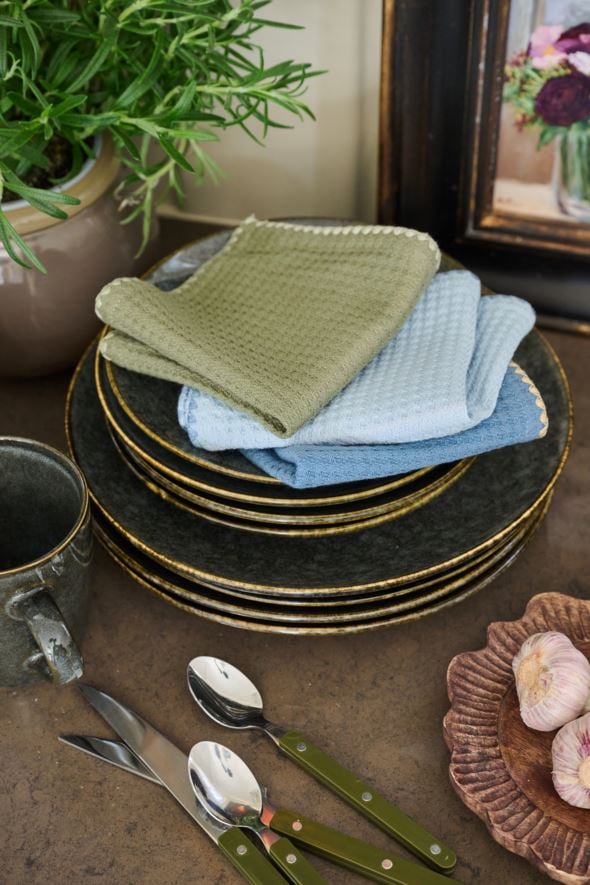 Pyyhe 3 kpl harmaasininen - 3