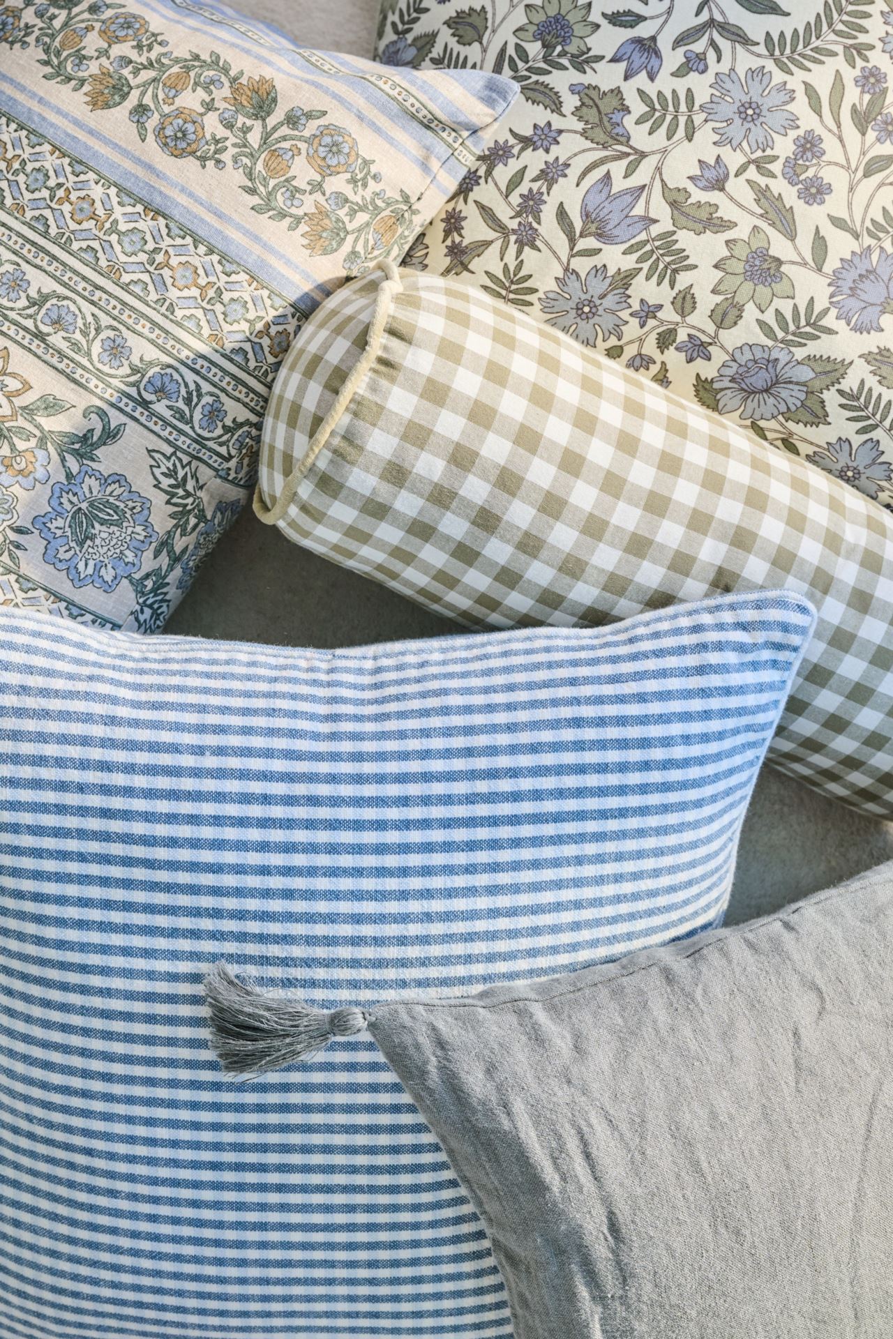 Koristetyyny moniväri/vihreä - 2