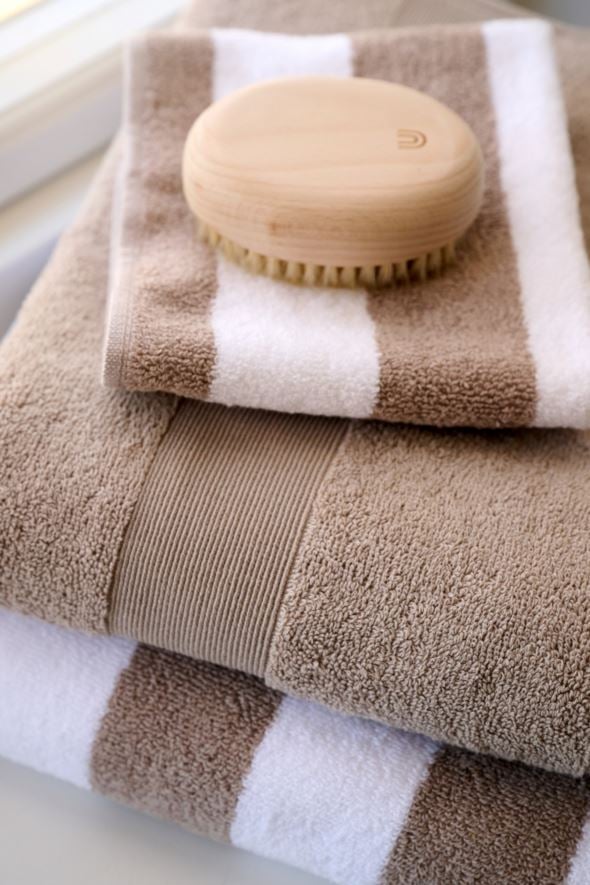 Pyyhe moniväri/beige - 2