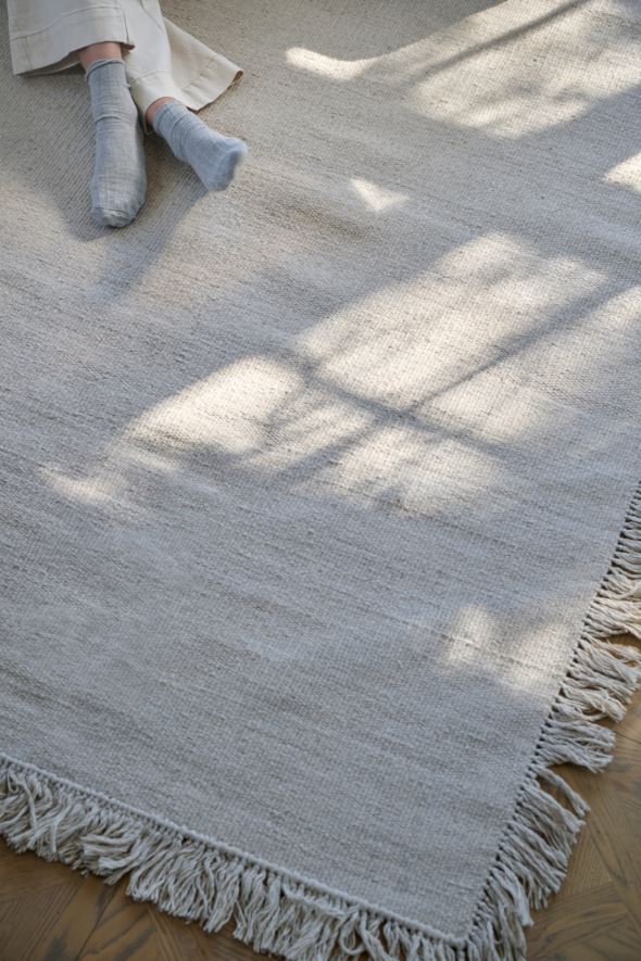 Villamatto vaalean beige - 9