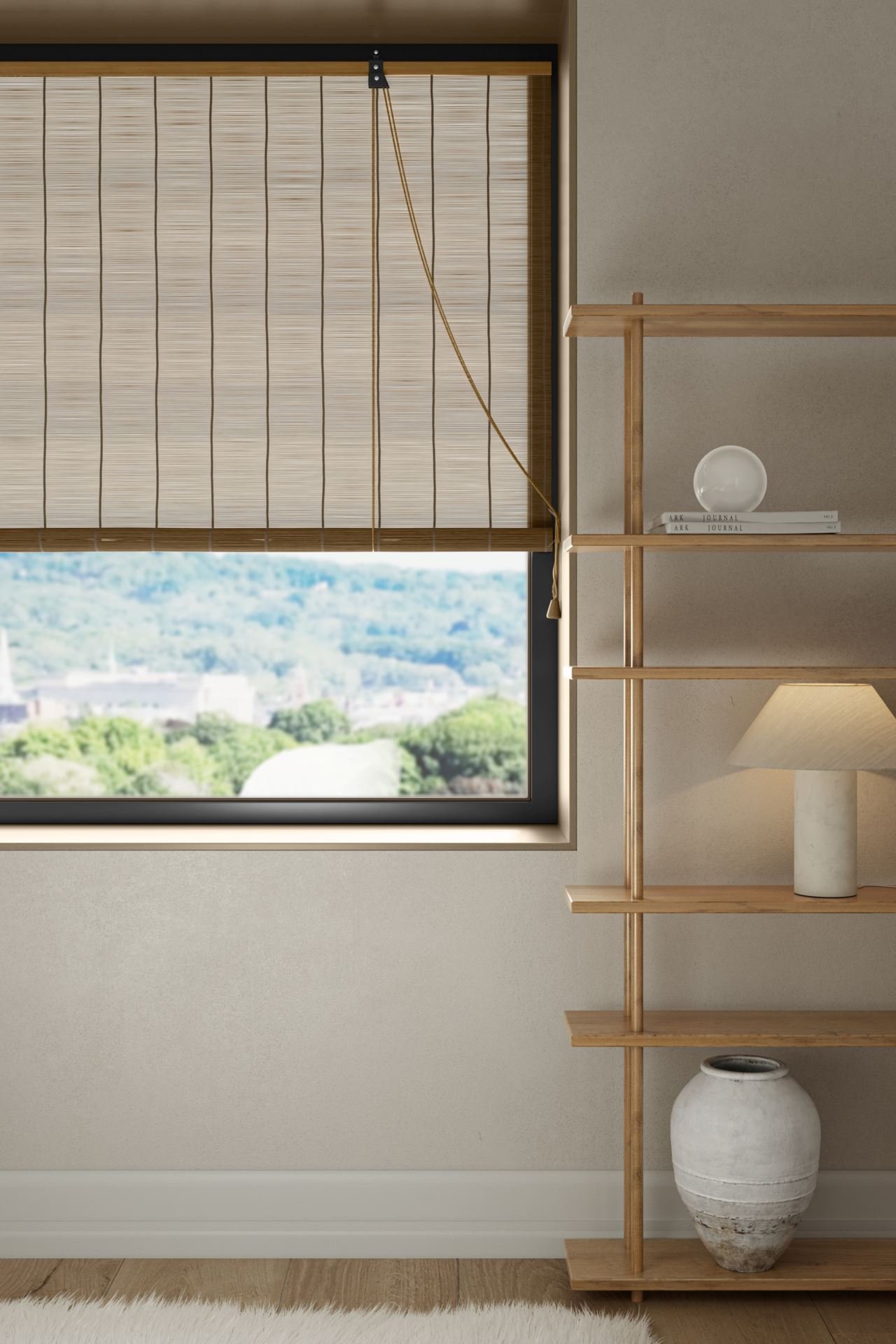 Rullaverhot luonnonväri - 6