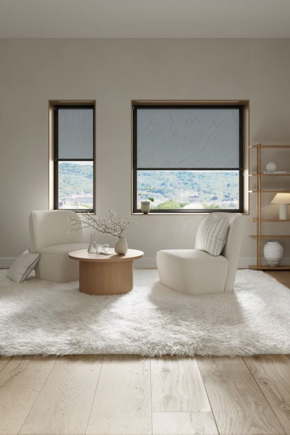 Screenrullaverho hiilenharmaa - 5