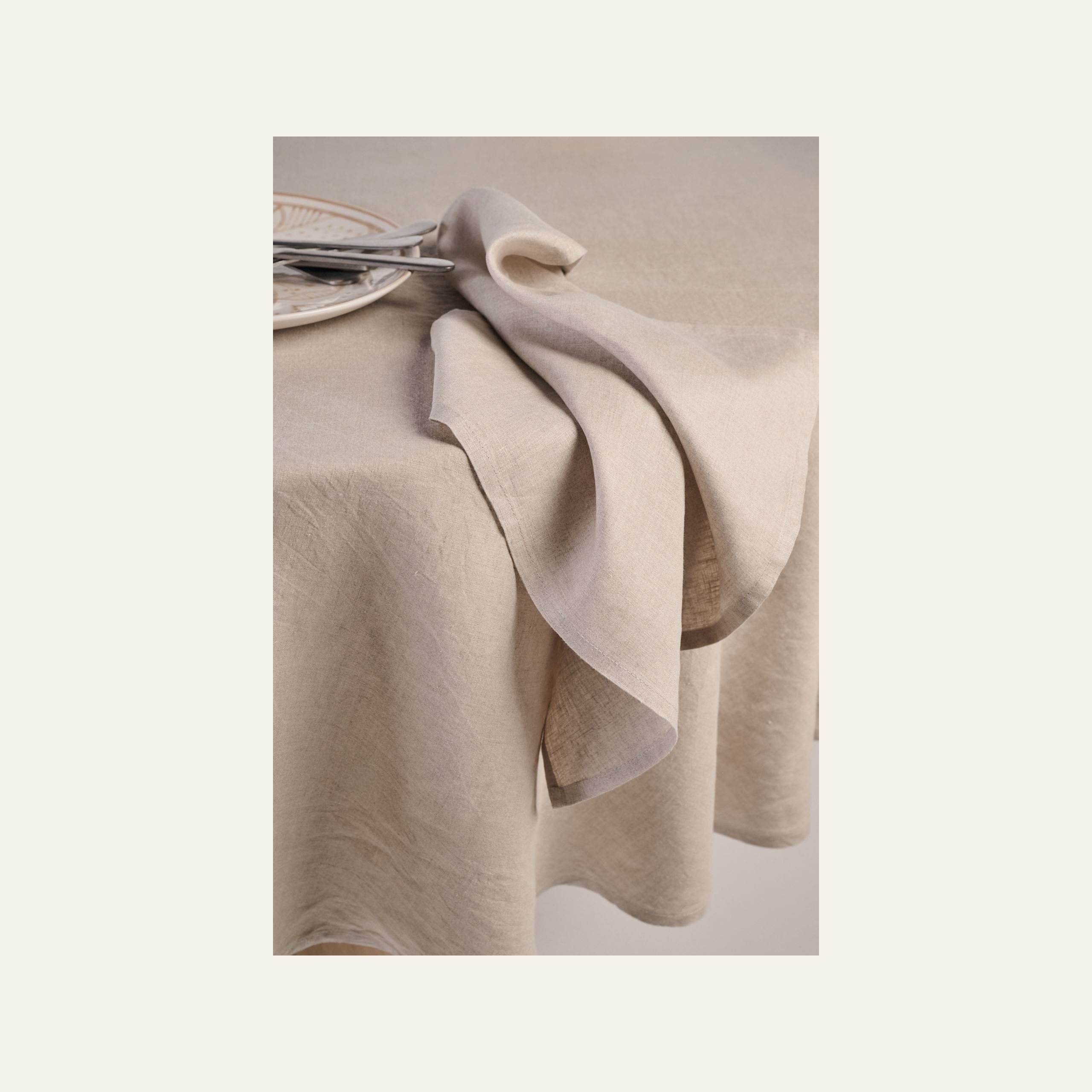 Pellavaliina luonnonväri - 6