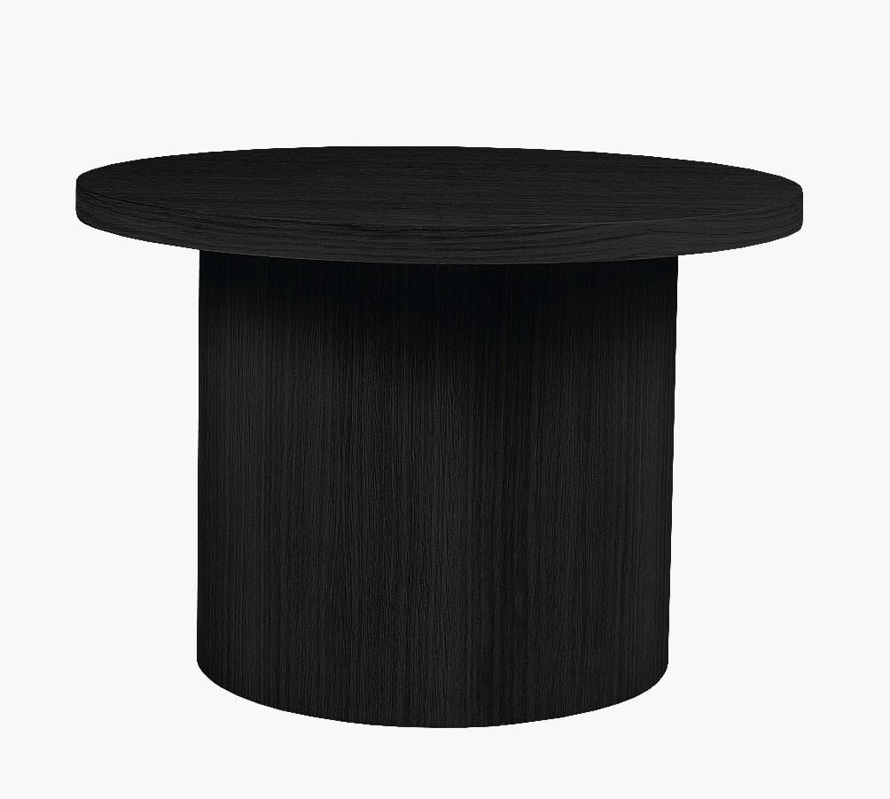 Sohvapöytä musta - 75x75x49 cm ø 75 musta - 1