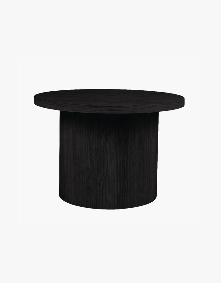 Sohvapöytä musta - 75x75x49 cm ø 75 musta - 1